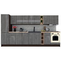 Bucatarie MARINA NEW 370 B Wenge / Decor K352